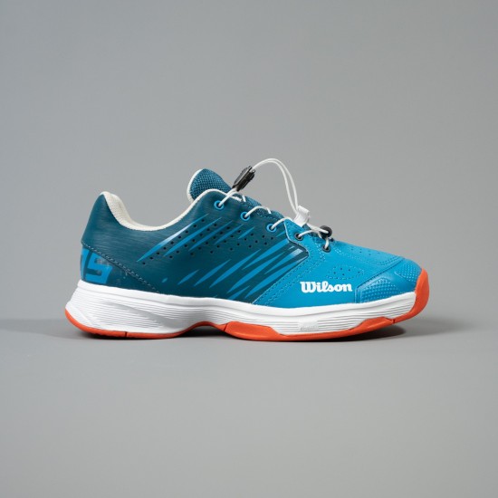 Wilson Kaos 2.0 QL Junior Tennis Shoes Blue Coral