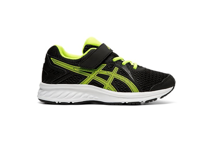 Asics Jolt 2 PS Kids Running Shoes Black / Safety Yellow