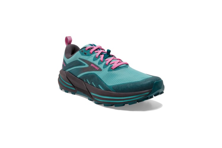 Brooks Cascadia 16 Porcelain / Blue Coral / Pink