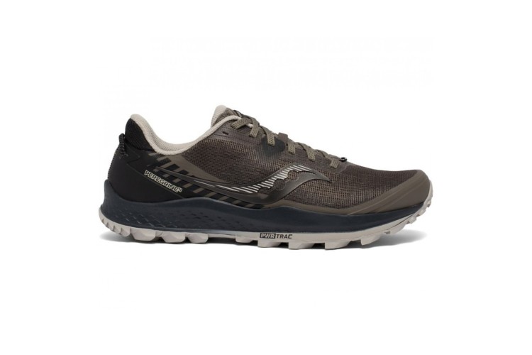 Saucony Peregrine 11 Gravel Grey / Black