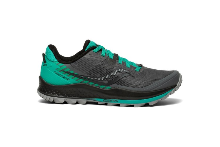Saucony Peregrine 11 Shadow Grey / Jade Green