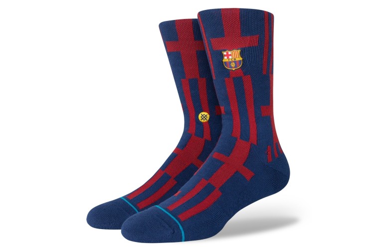 Stance FC Barcelona Banner Socks Navy