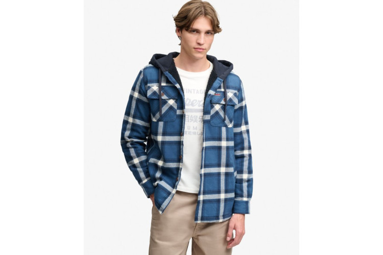 Superdry Borg Hooded Overshirt