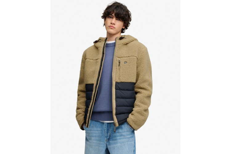 Superdry Borg Quilt Hybrid