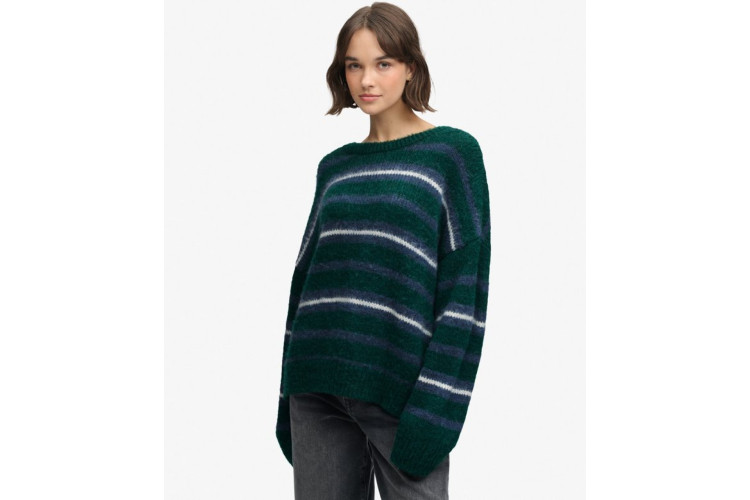 Superdry Slouchy Brushed Stripe Knit